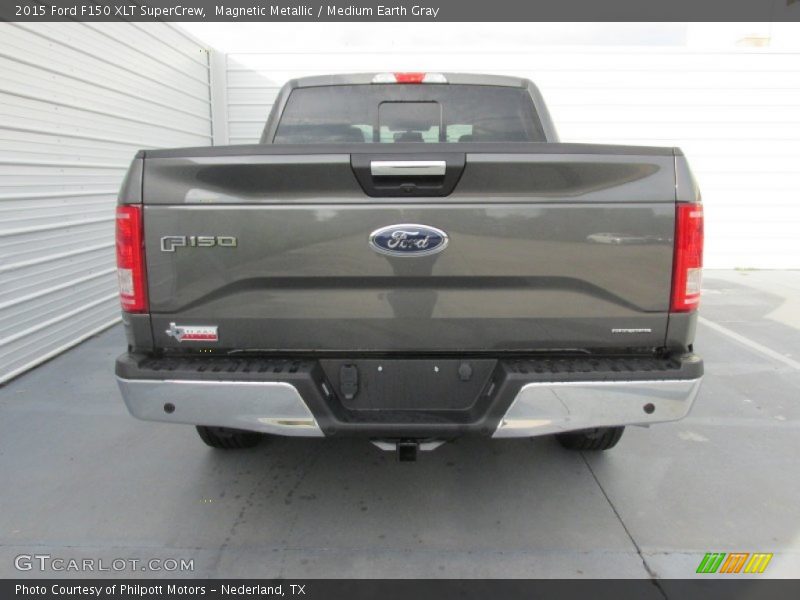 Magnetic Metallic / Medium Earth Gray 2015 Ford F150 XLT SuperCrew