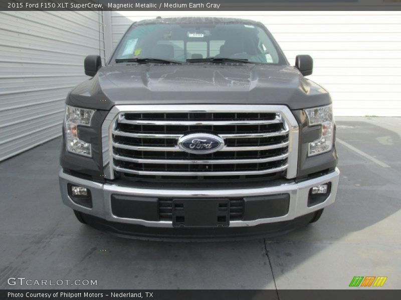 Magnetic Metallic / Medium Earth Gray 2015 Ford F150 XLT SuperCrew
