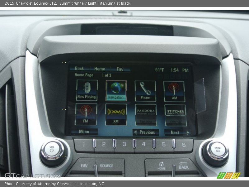 Summit White / Light Titanium/Jet Black 2015 Chevrolet Equinox LTZ