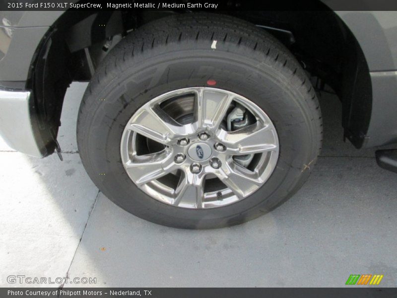 Magnetic Metallic / Medium Earth Gray 2015 Ford F150 XLT SuperCrew
