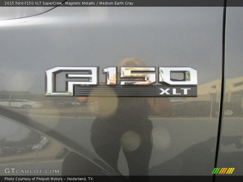 Magnetic Metallic / Medium Earth Gray 2015 Ford F150 XLT SuperCrew