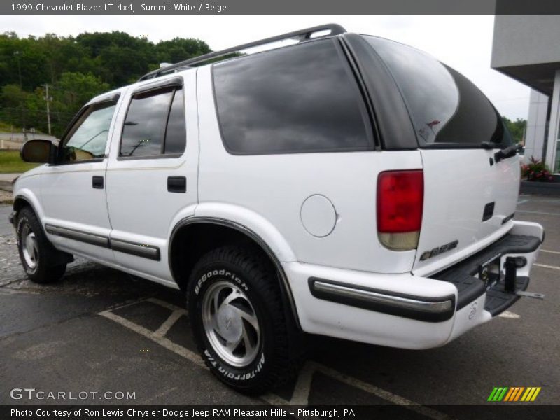Summit White / Beige 1999 Chevrolet Blazer LT 4x4