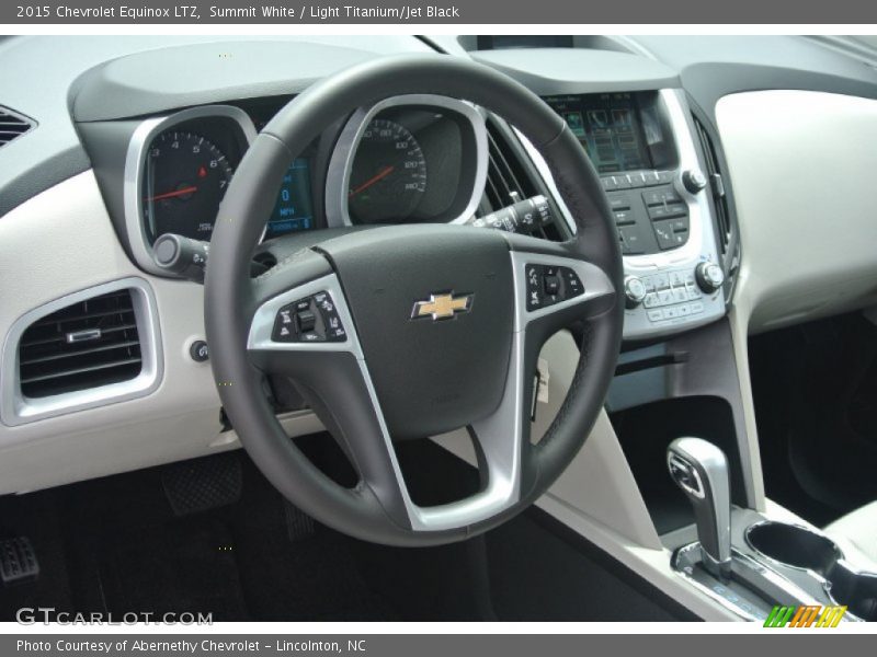 Summit White / Light Titanium/Jet Black 2015 Chevrolet Equinox LTZ