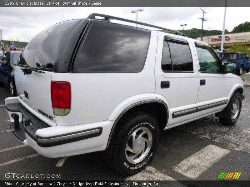 Summit White / Beige 1999 Chevrolet Blazer LT 4x4