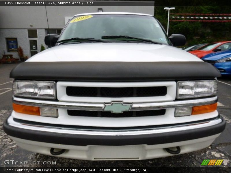 Summit White / Beige 1999 Chevrolet Blazer LT 4x4