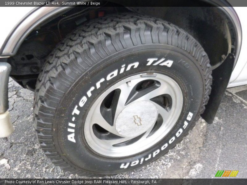 Summit White / Beige 1999 Chevrolet Blazer LT 4x4