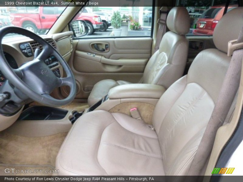 Summit White / Beige 1999 Chevrolet Blazer LT 4x4