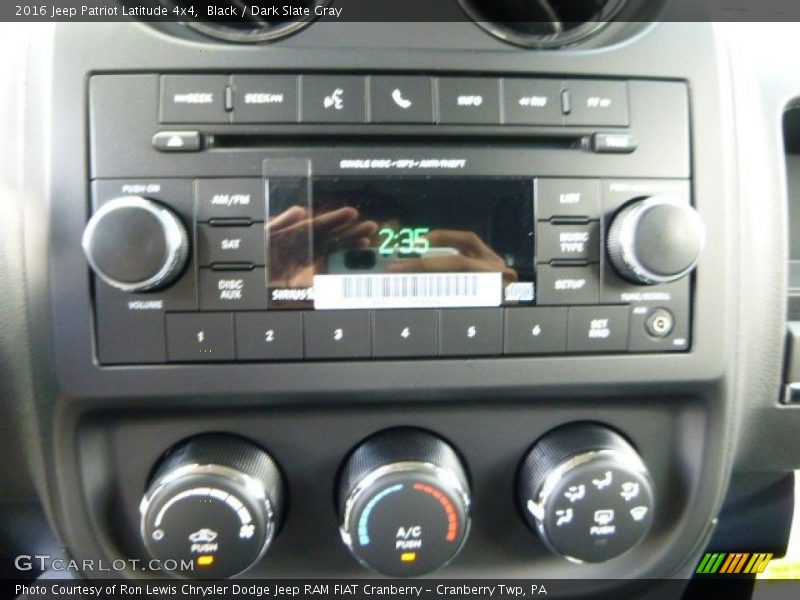 Black / Dark Slate Gray 2016 Jeep Patriot Latitude 4x4