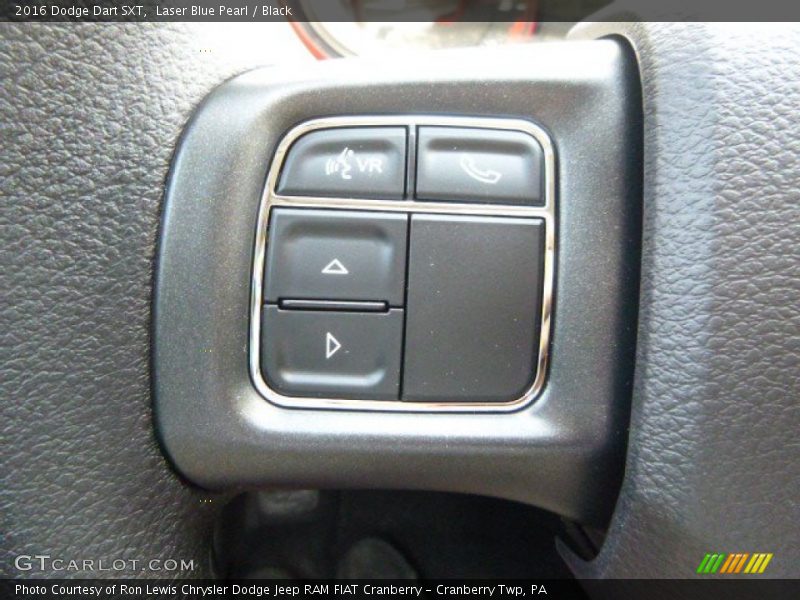Laser Blue Pearl / Black 2016 Dodge Dart SXT