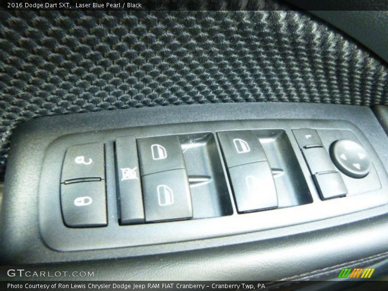 Laser Blue Pearl / Black 2016 Dodge Dart SXT