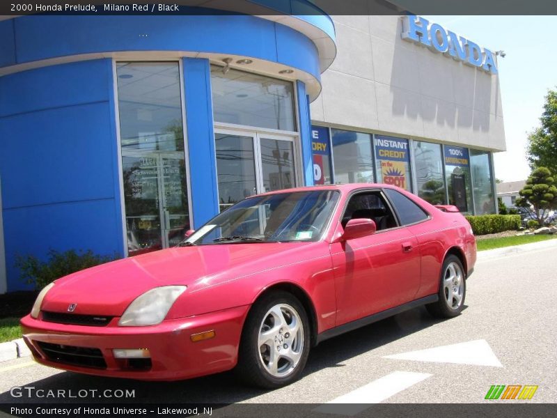 Milano Red / Black 2000 Honda Prelude