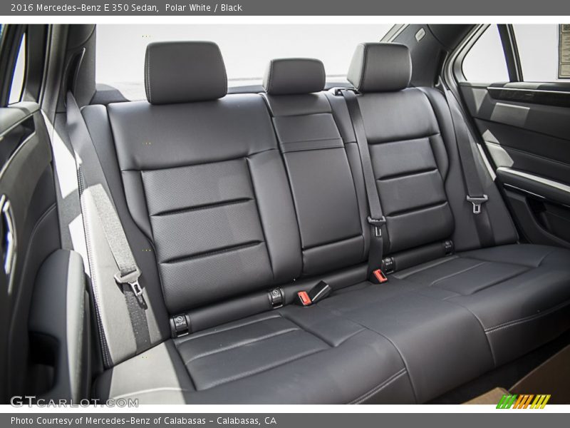 Rear Seat of 2016 E 350 Sedan
