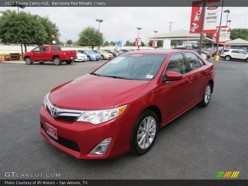 Barcelona Red Metallic / Ivory 2012 Toyota Camry XLE