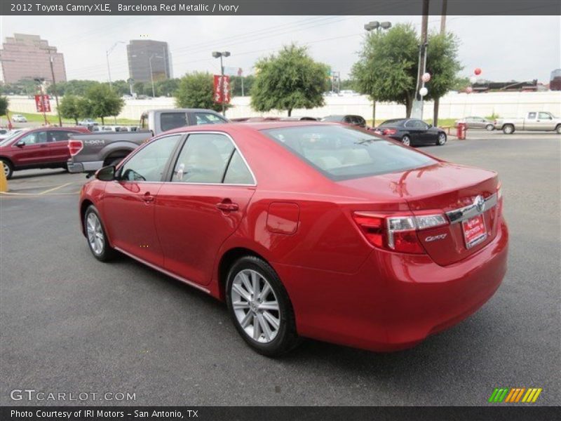Barcelona Red Metallic / Ivory 2012 Toyota Camry XLE