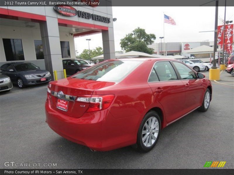 Barcelona Red Metallic / Ivory 2012 Toyota Camry XLE