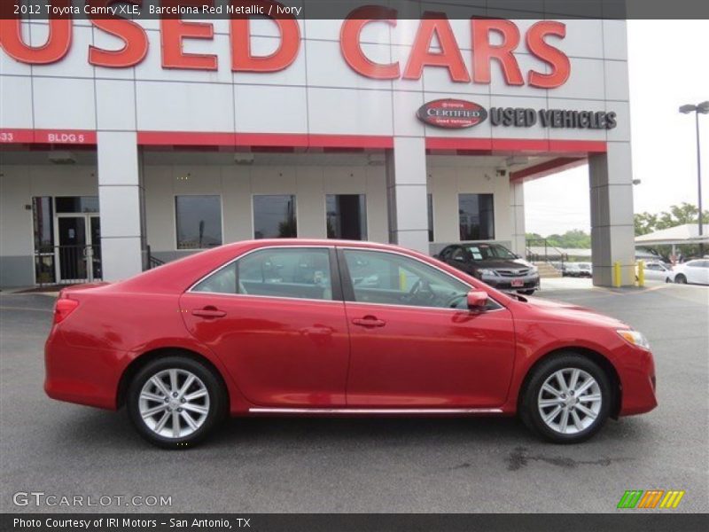 Barcelona Red Metallic / Ivory 2012 Toyota Camry XLE