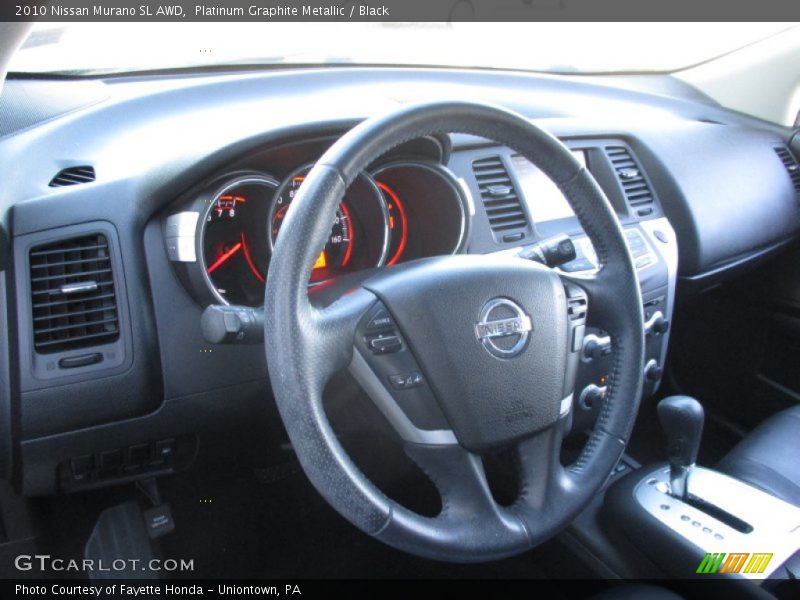 Platinum Graphite Metallic / Black 2010 Nissan Murano SL AWD