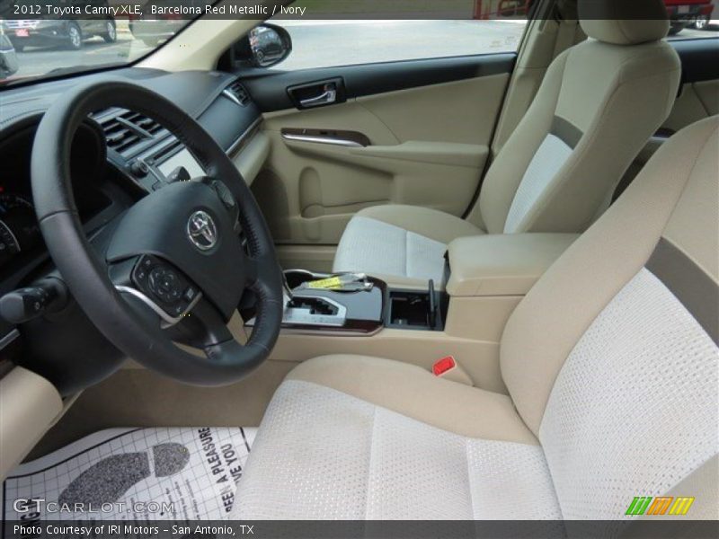 Barcelona Red Metallic / Ivory 2012 Toyota Camry XLE