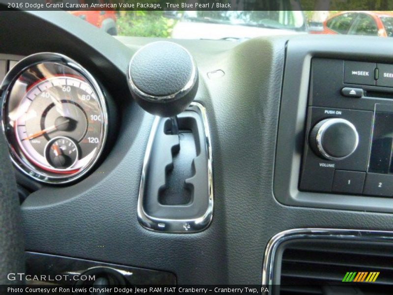 True Blue Pearl / Black 2016 Dodge Grand Caravan American Value Package