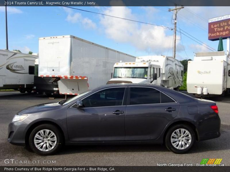 Magnetic Gray Metallic / Ivory 2014 Toyota Camry LE