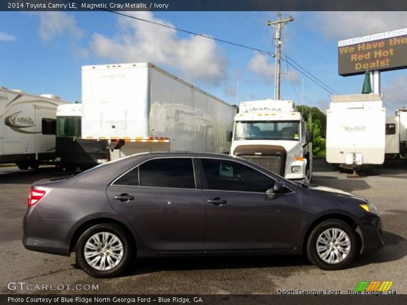 Magnetic Gray Metallic / Ivory 2014 Toyota Camry LE