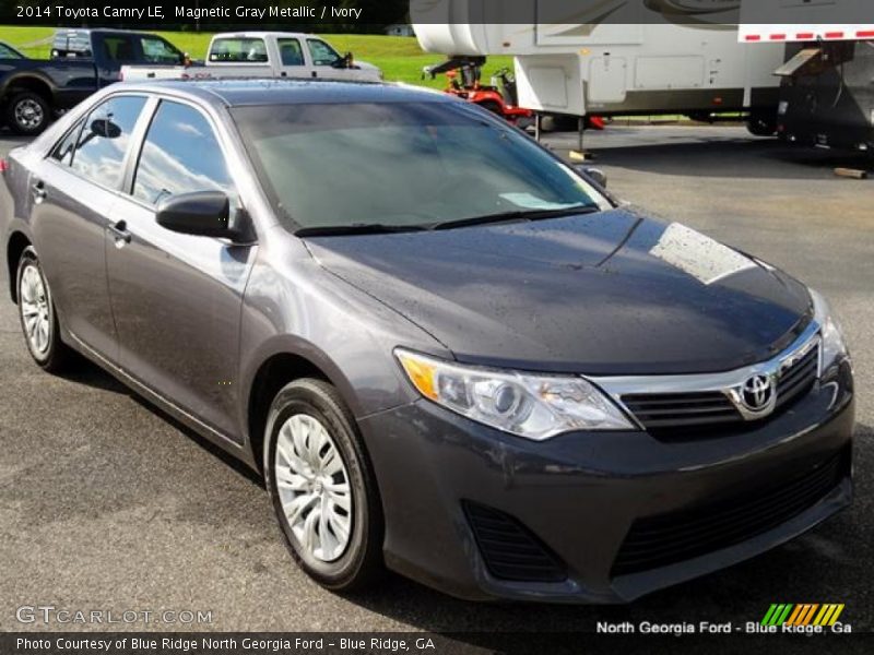 Magnetic Gray Metallic / Ivory 2014 Toyota Camry LE