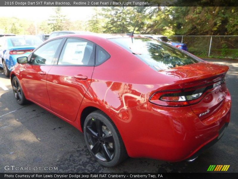 Redline 2 Coat Pearl / Black/Light Tungsten 2016 Dodge Dart SXT Rallye Blacktop