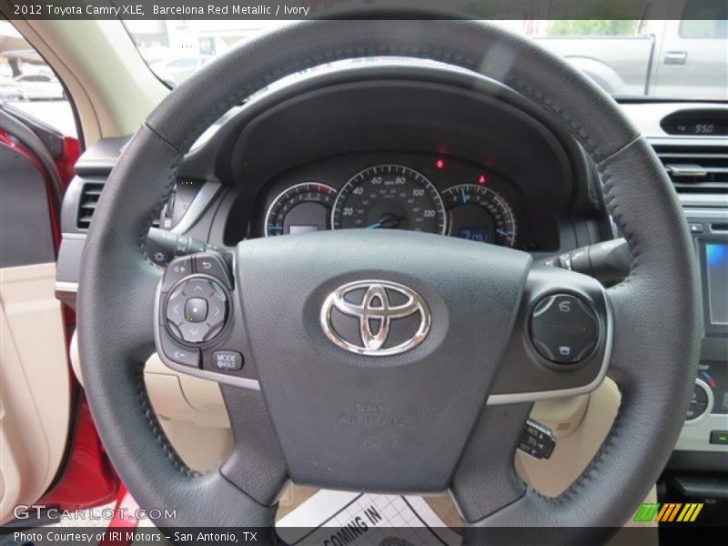 Barcelona Red Metallic / Ivory 2012 Toyota Camry XLE