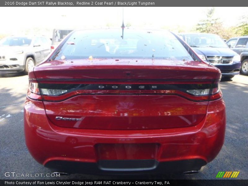 Redline 2 Coat Pearl / Black/Light Tungsten 2016 Dodge Dart SXT Rallye Blacktop