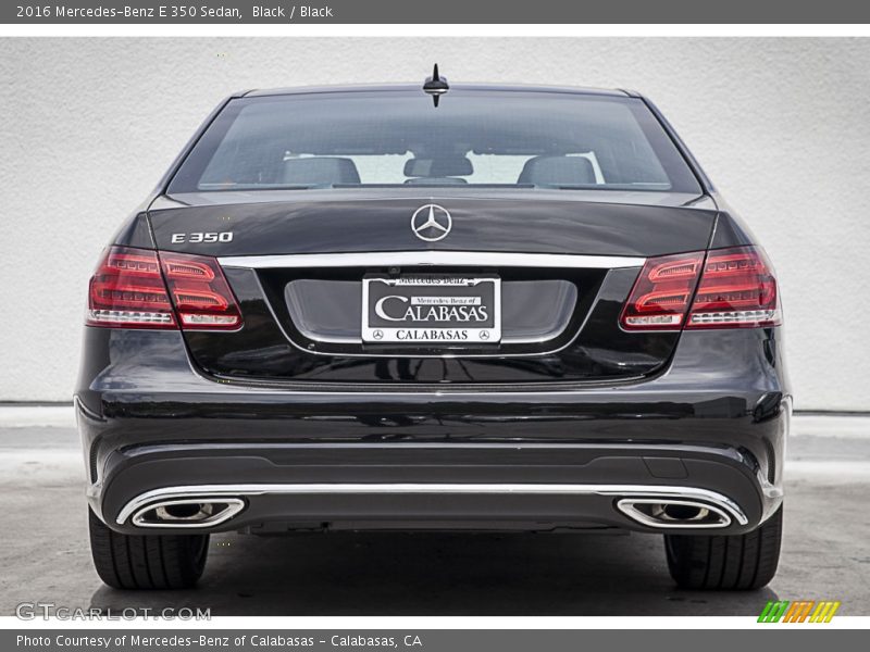Black / Black 2016 Mercedes-Benz E 350 Sedan