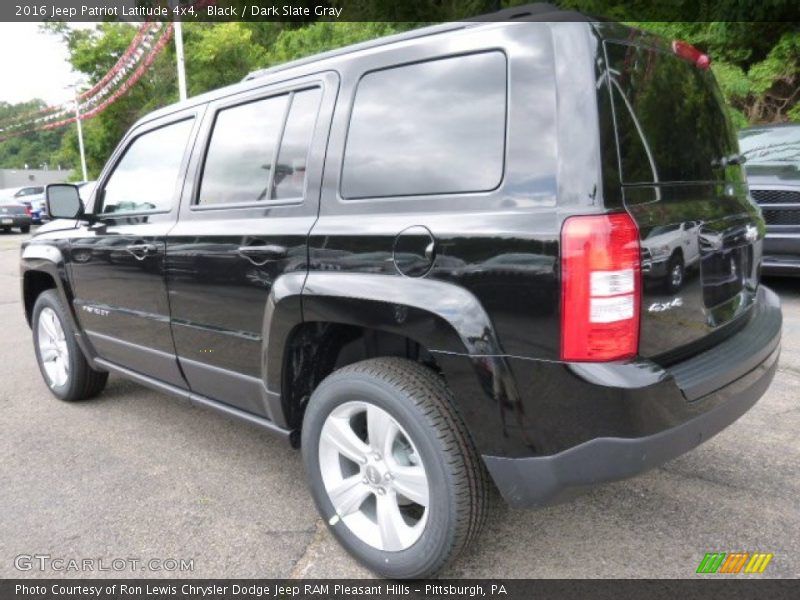 Black / Dark Slate Gray 2016 Jeep Patriot Latitude 4x4