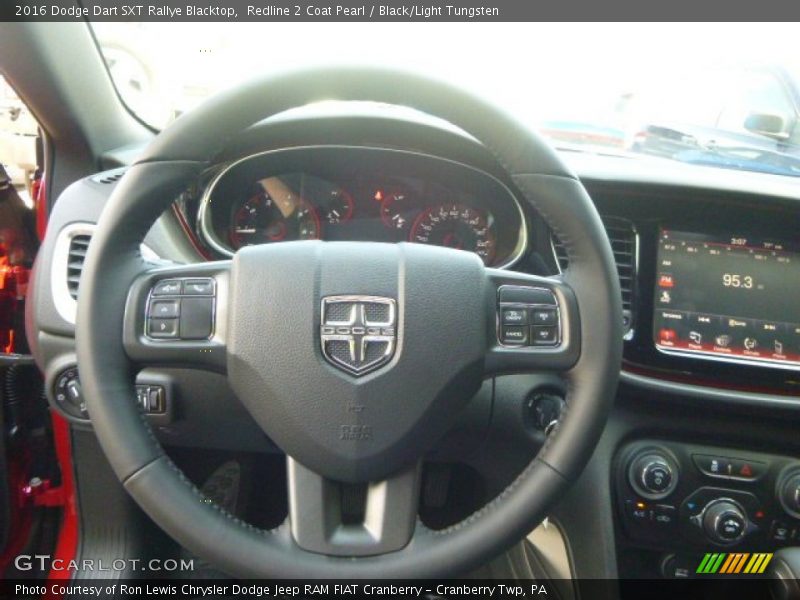  2016 Dart SXT Rallye Blacktop Steering Wheel