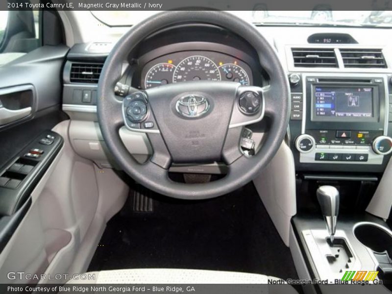 Magnetic Gray Metallic / Ivory 2014 Toyota Camry LE
