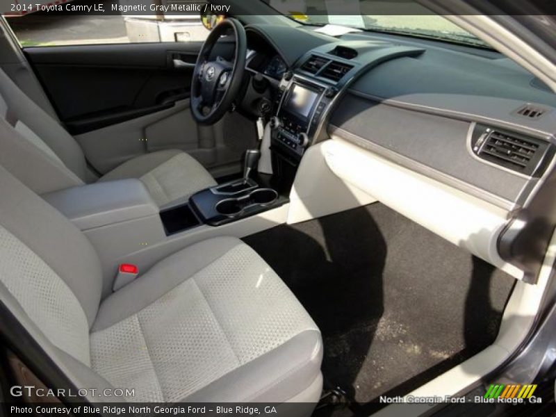 Magnetic Gray Metallic / Ivory 2014 Toyota Camry LE
