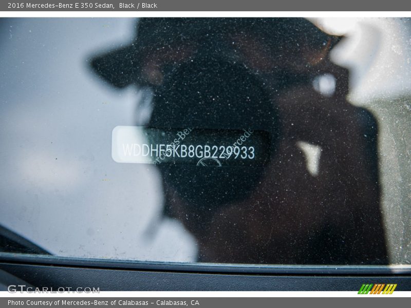 Black / Black 2016 Mercedes-Benz E 350 Sedan