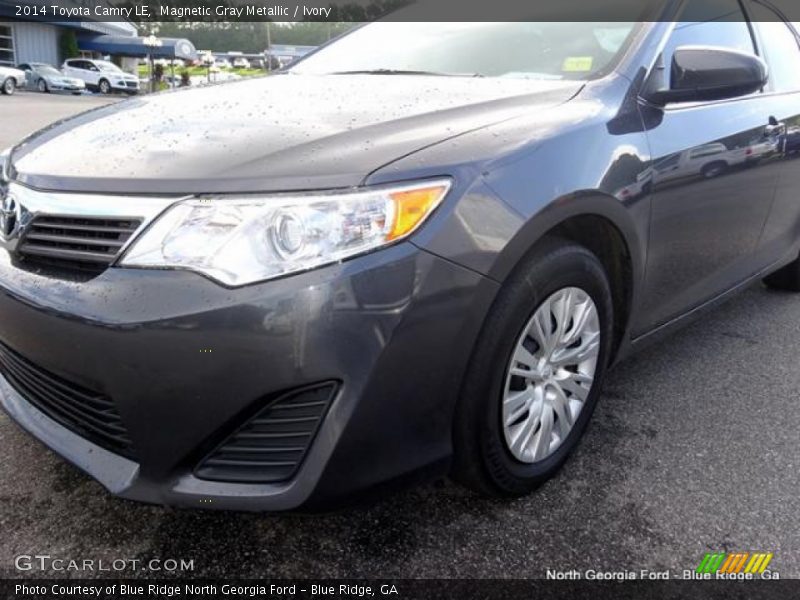 Magnetic Gray Metallic / Ivory 2014 Toyota Camry LE