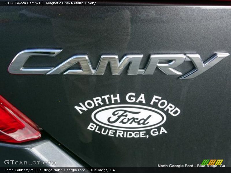 Magnetic Gray Metallic / Ivory 2014 Toyota Camry LE