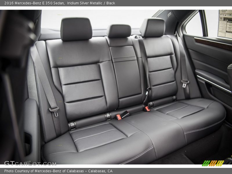 Iridium Silver Metallic / Black 2016 Mercedes-Benz E 350 Sedan