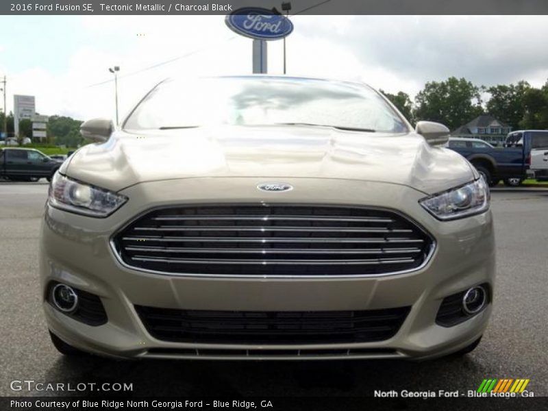 Tectonic Metallic / Charcoal Black 2016 Ford Fusion SE