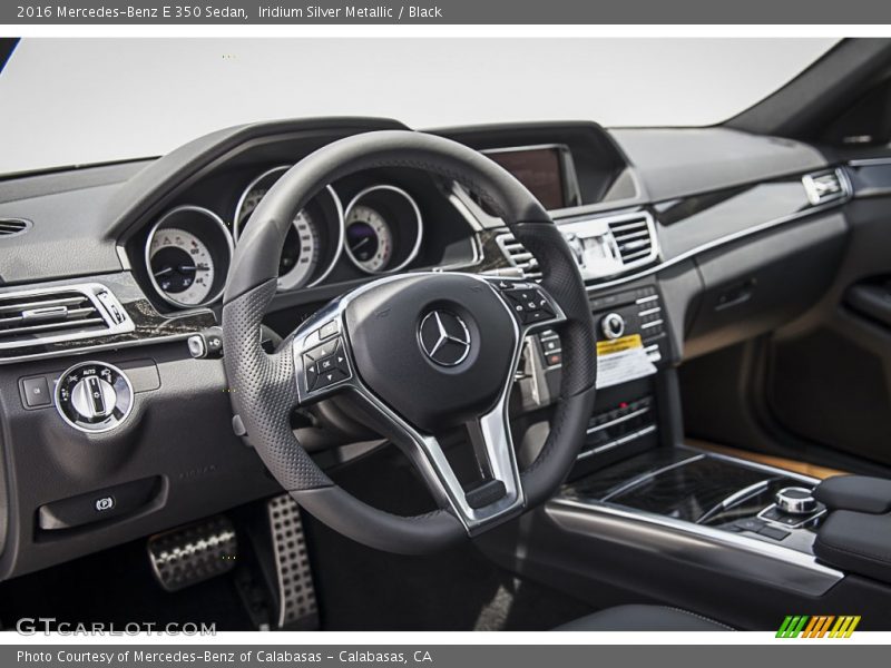 Iridium Silver Metallic / Black 2016 Mercedes-Benz E 350 Sedan