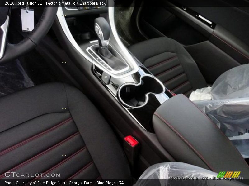 Tectonic Metallic / Charcoal Black 2016 Ford Fusion SE