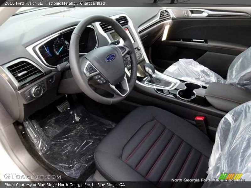 Tectonic Metallic / Charcoal Black 2016 Ford Fusion SE