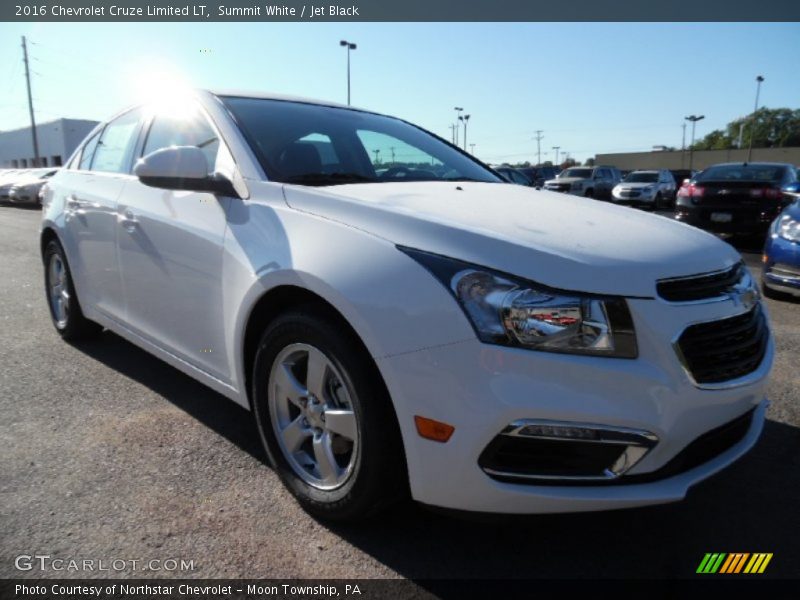 Summit White / Jet Black 2016 Chevrolet Cruze Limited LT