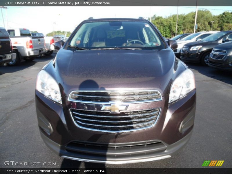 Sable Metallic / Jet Black/Brownstone 2016 Chevrolet Trax LT