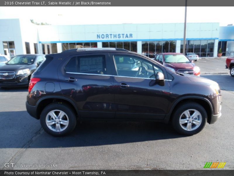 Sable Metallic / Jet Black/Brownstone 2016 Chevrolet Trax LT