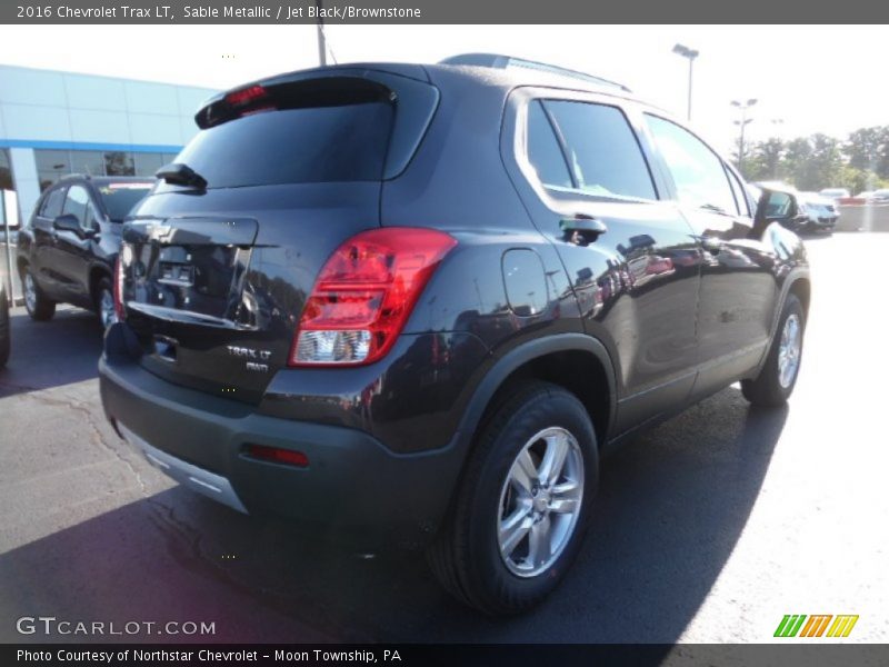 Sable Metallic / Jet Black/Brownstone 2016 Chevrolet Trax LT
