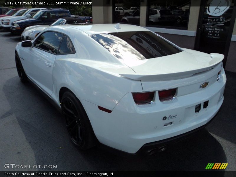 Summit White / Black 2012 Chevrolet Camaro ZL1