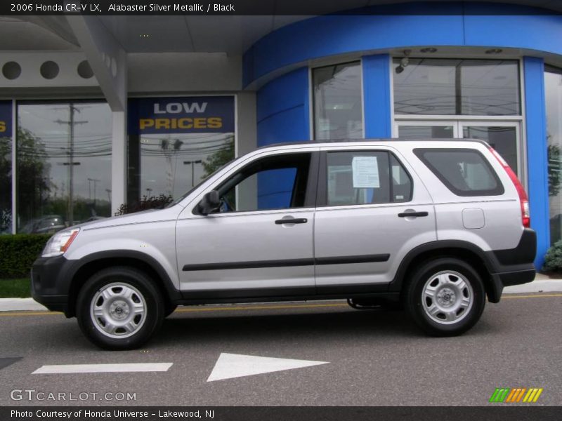 Alabaster Silver Metallic / Black 2006 Honda CR-V LX
