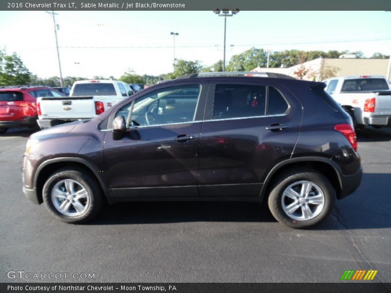 Sable Metallic / Jet Black/Brownstone 2016 Chevrolet Trax LT
