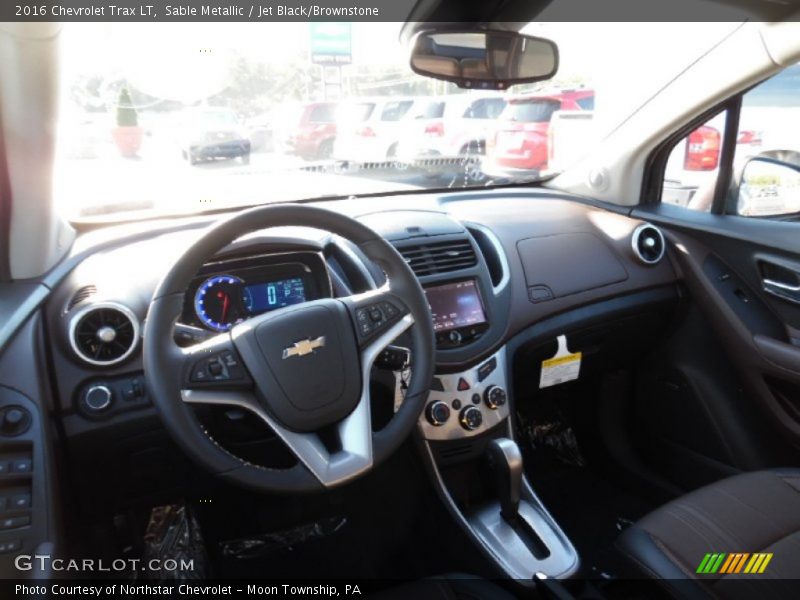 Sable Metallic / Jet Black/Brownstone 2016 Chevrolet Trax LT